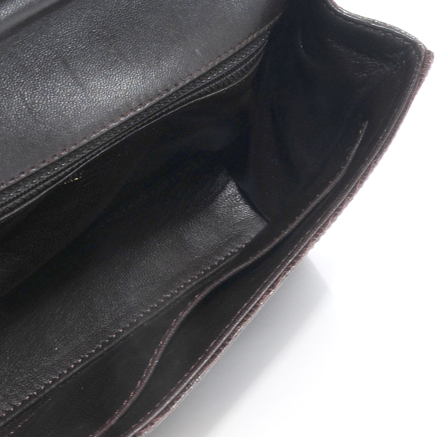 Chanel Lizard Single Flap Brown 7 of 7