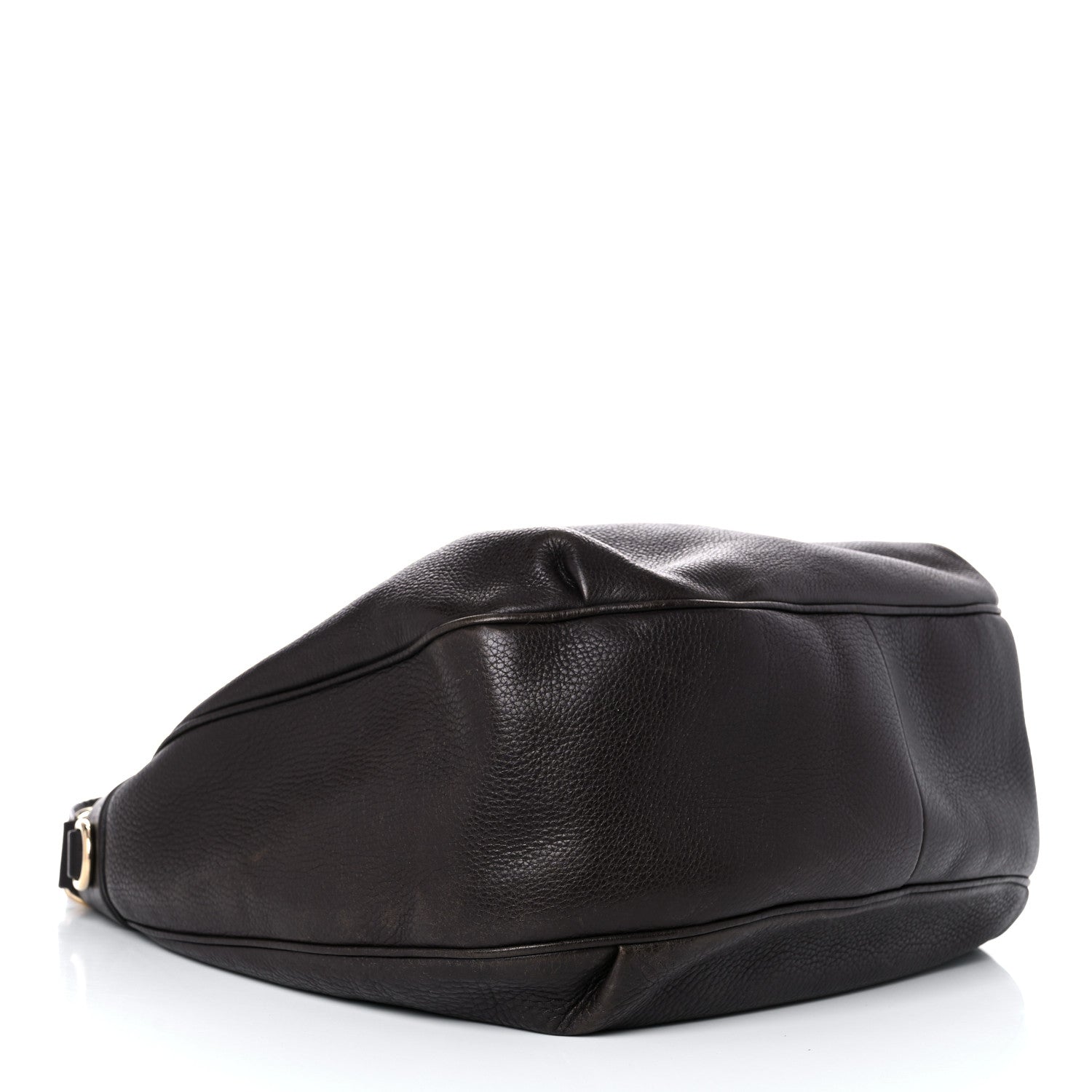 Gucci Calfskin Web Medium Dressage Hobo Coffee Brown 4 of 19