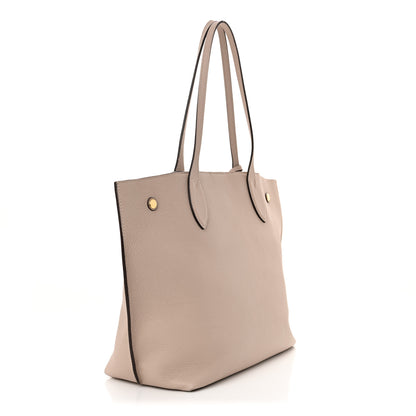 Louis Vuitton Calfskin Lockme Go Tote Greige 3 of 14