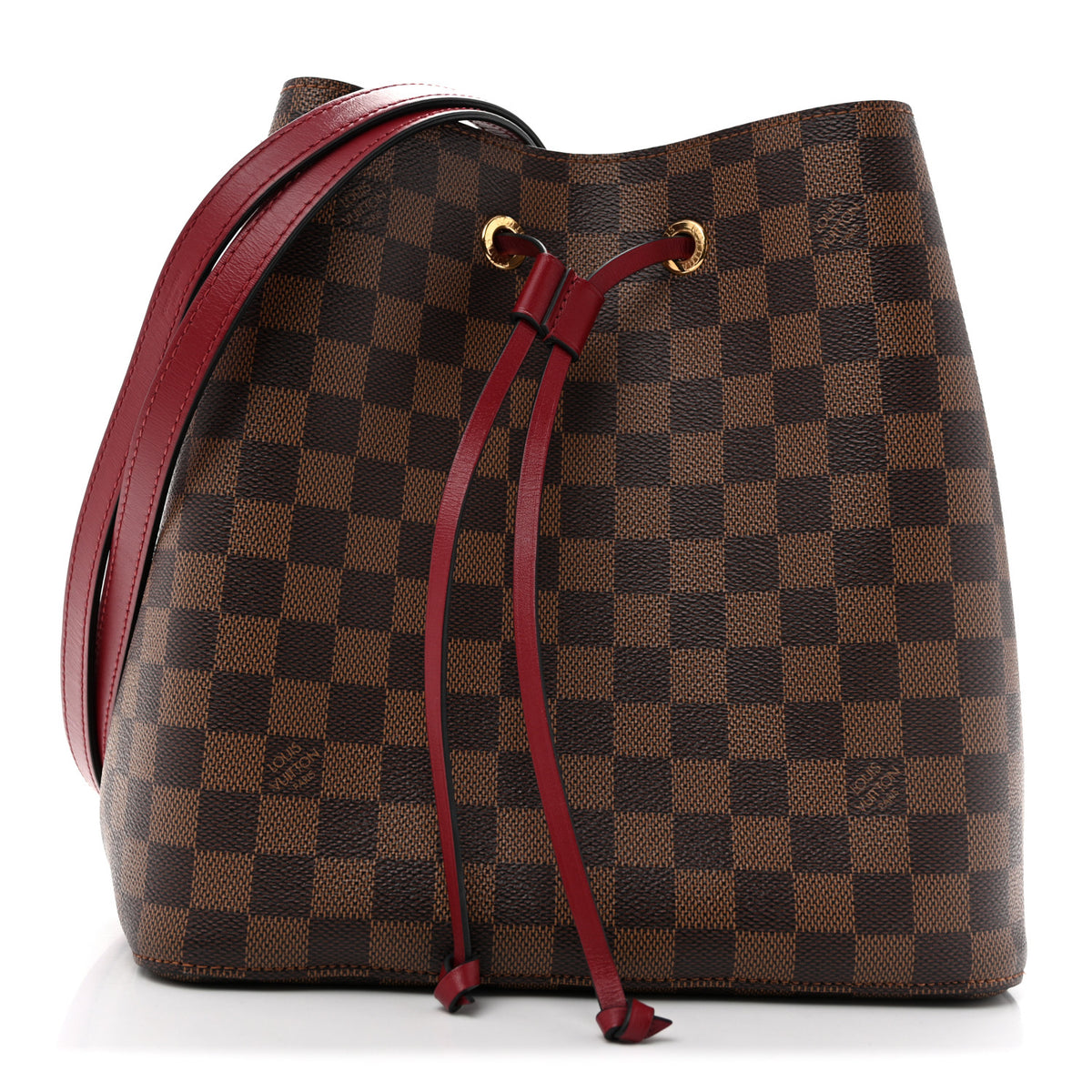 Louis Vuitton Damier Ebene Neonoe MM Cherry Berry 1 of 10