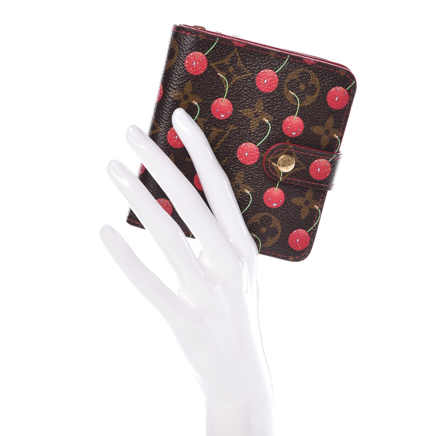 Monogram Cerises Compact Zippe Wallet