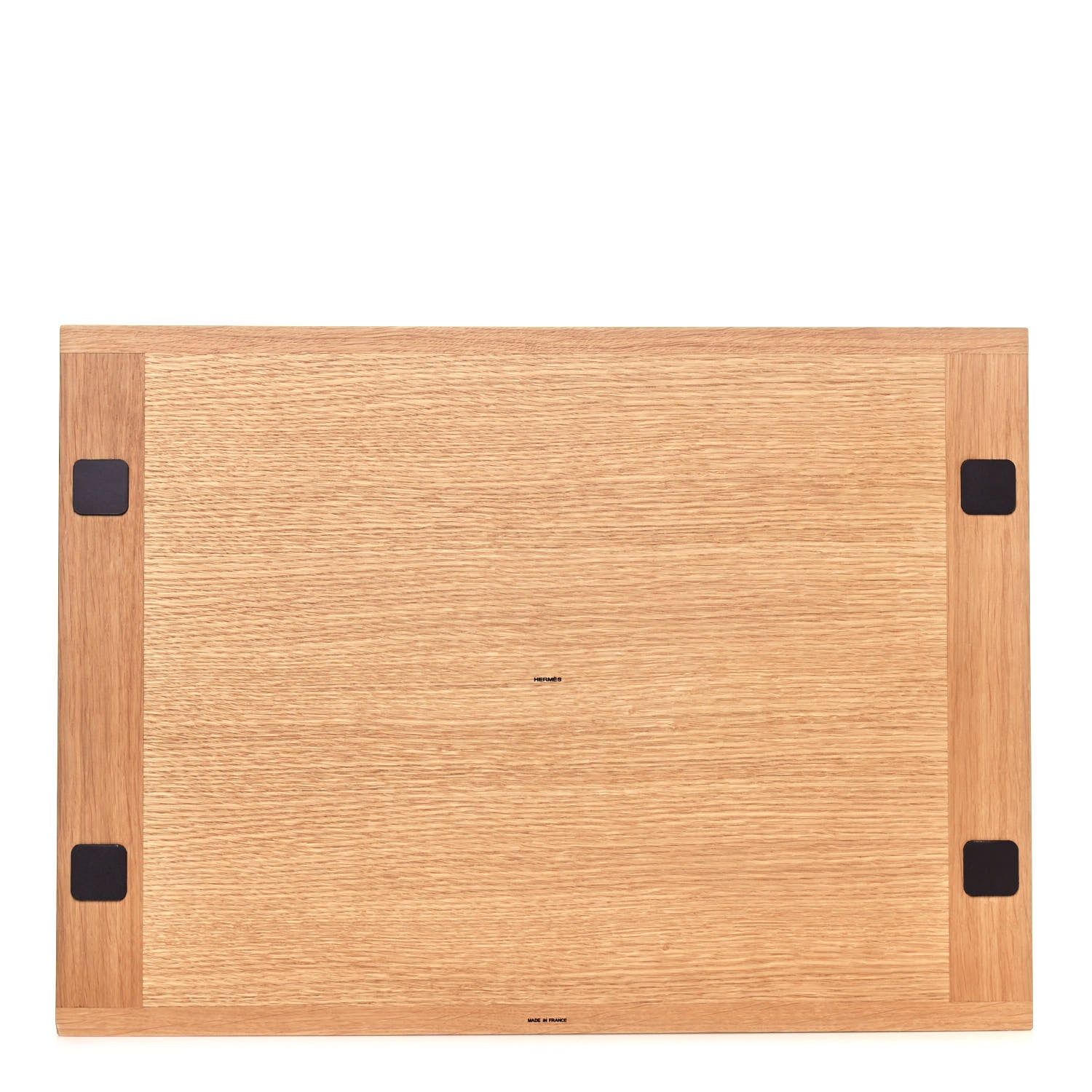 Hermes Natural Oak Wood Hunter Cowhide Medium Etriviere Tray Natural Ebene 3 of 7