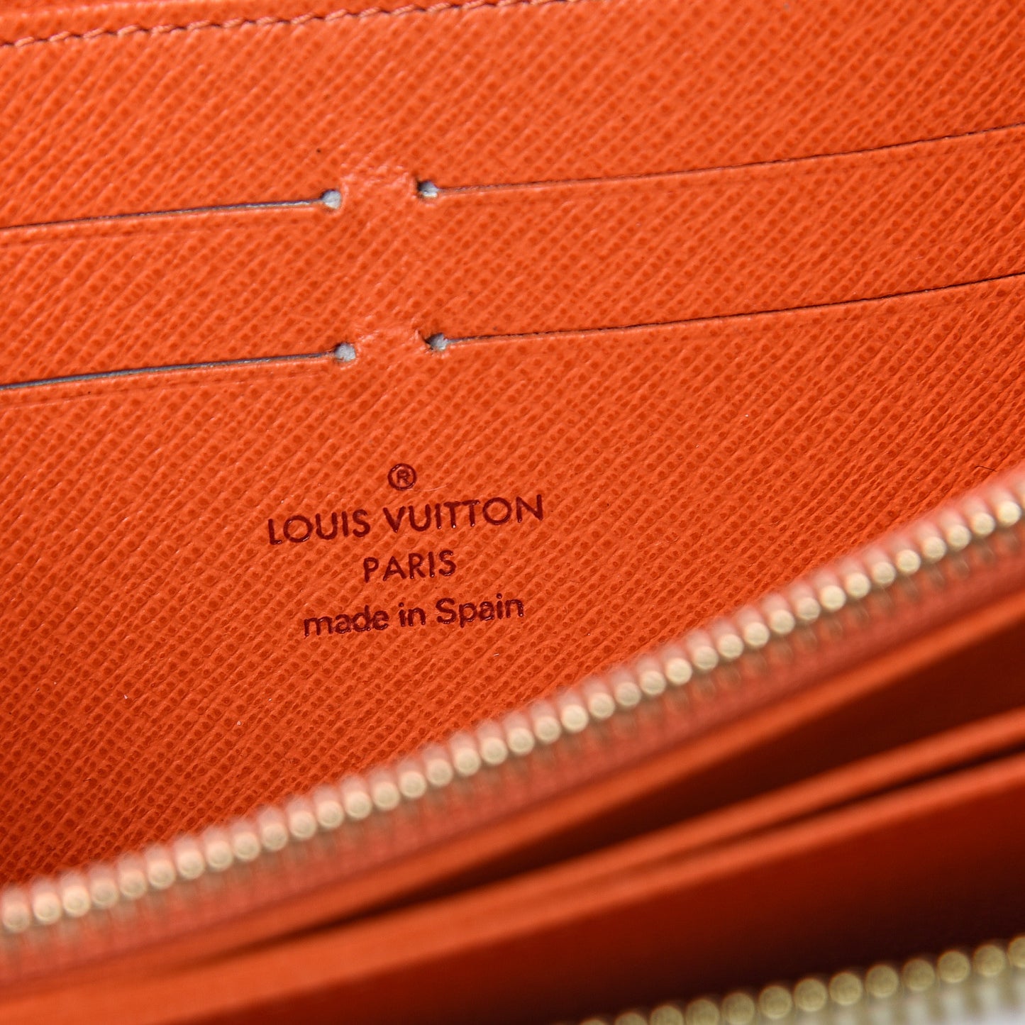 Monogram Multicolor Zippy Wallet White Orange