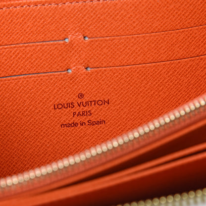 Louis Vuitton Monogram Multicolor Zippy Wallet White Orange 5 of 7