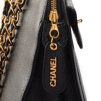 Chanel Caviar Flap Shoulder Bag Black 9 of 9