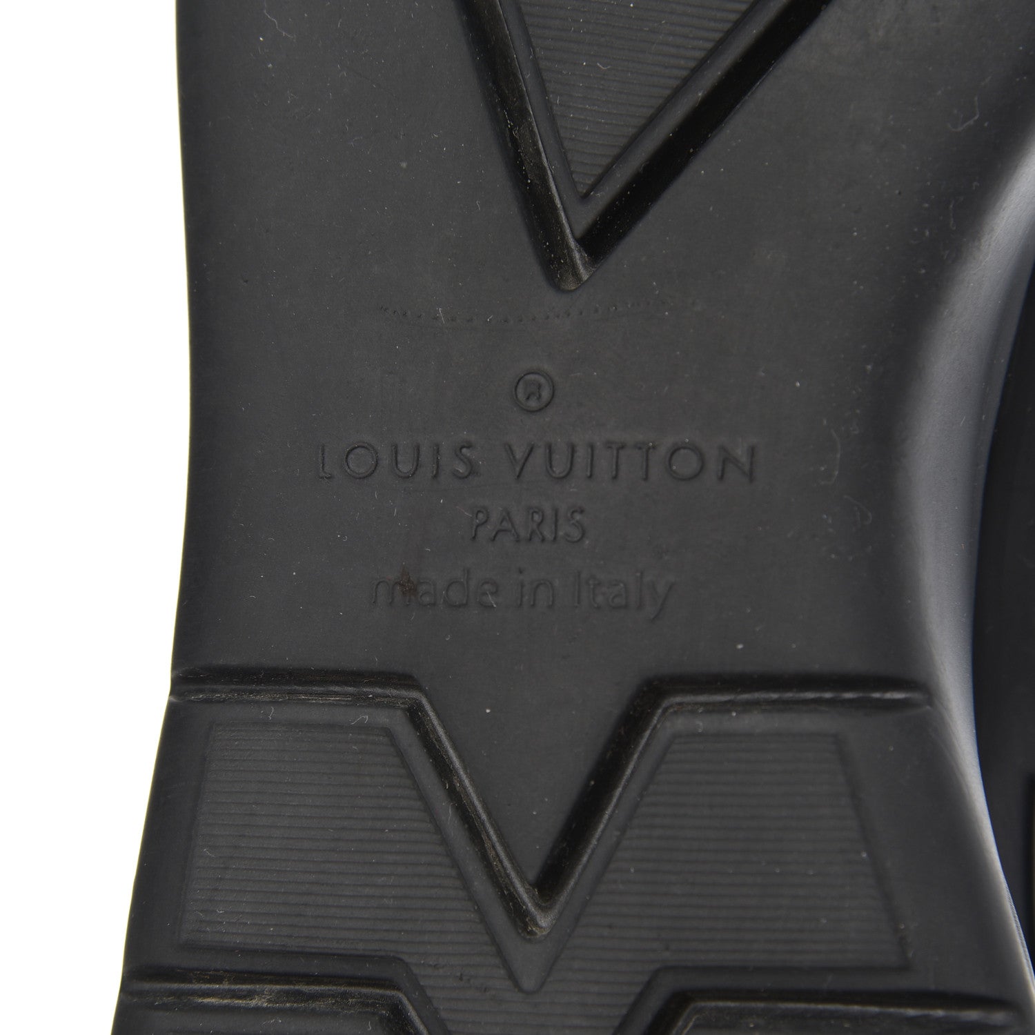 Louis Vuitton Neoprene Mesh Rubber Fastlane Low Sneakers 7.5 Black 7 of 15