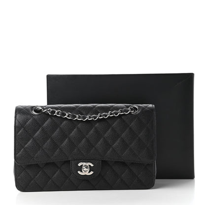 Chanel Caviar Quilted Medium Double Flap Black 11 of 11