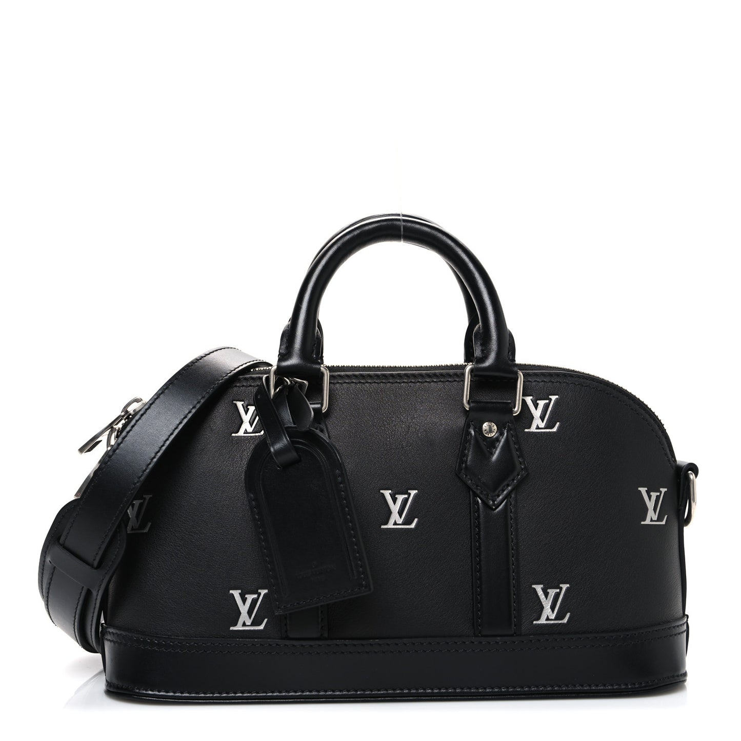 Blason Calfskin Monogram East West Alma Black