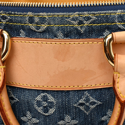 Louis Vuitton Monogram Denim Neo Speedy Blue 11 of 14