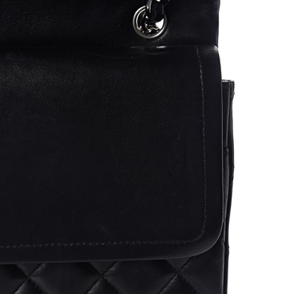 Chanel Lambskin Quilted Maxi Double Flap Black 13 of 14