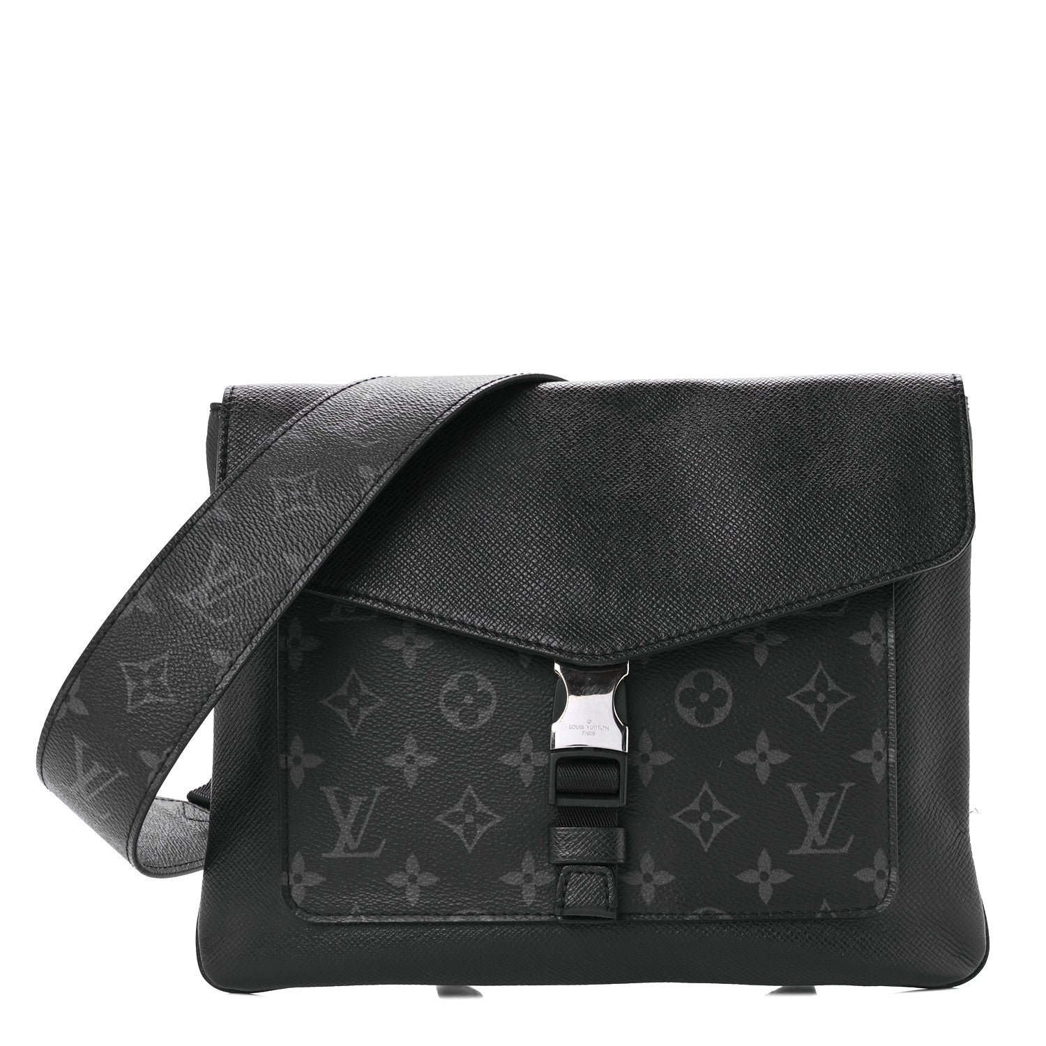 Louis Vuitton Taigarama Outdoor Flap Messenger Black 1 of 9