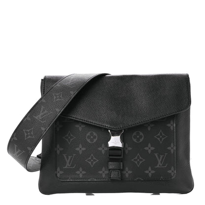Louis Vuitton Taigarama Outdoor Flap Messenger Black 1 of 9