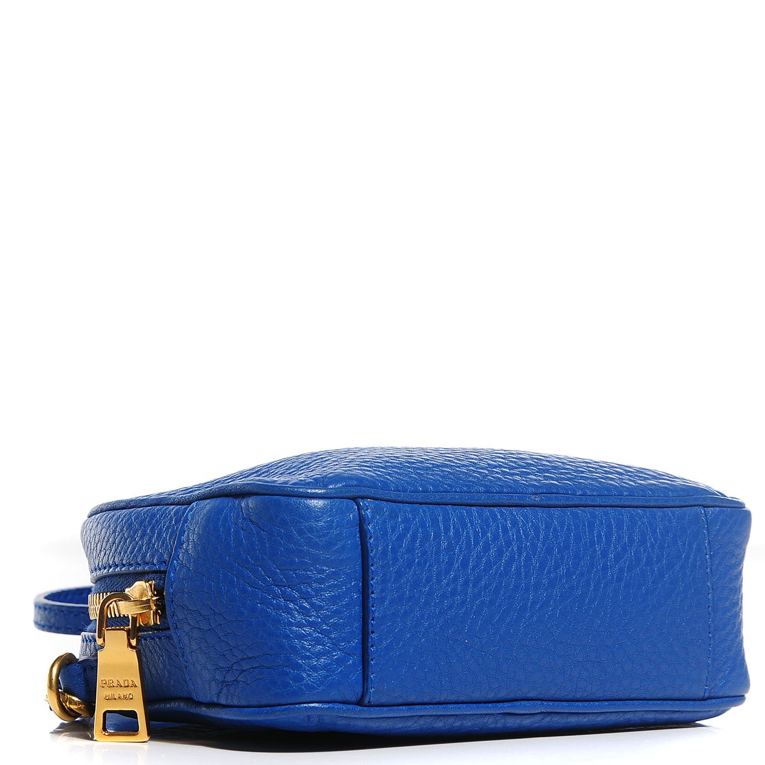 Prada Vitello Daino Mini Camera Crossbody Bag Azzurro 4 of 9