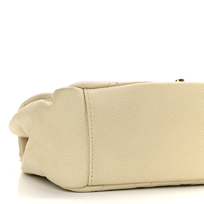 Chanel Caviar Quilted Medium Chic Quilt Flap White 8 of 11