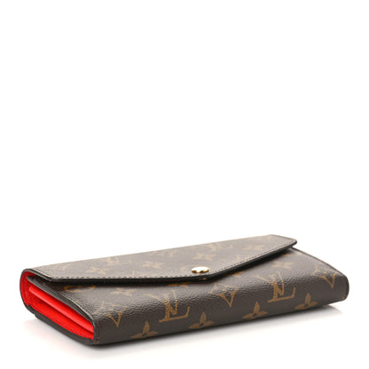 Louis Vuitton Monogram Sarah Wallet NM Coquelicot 4 of 9