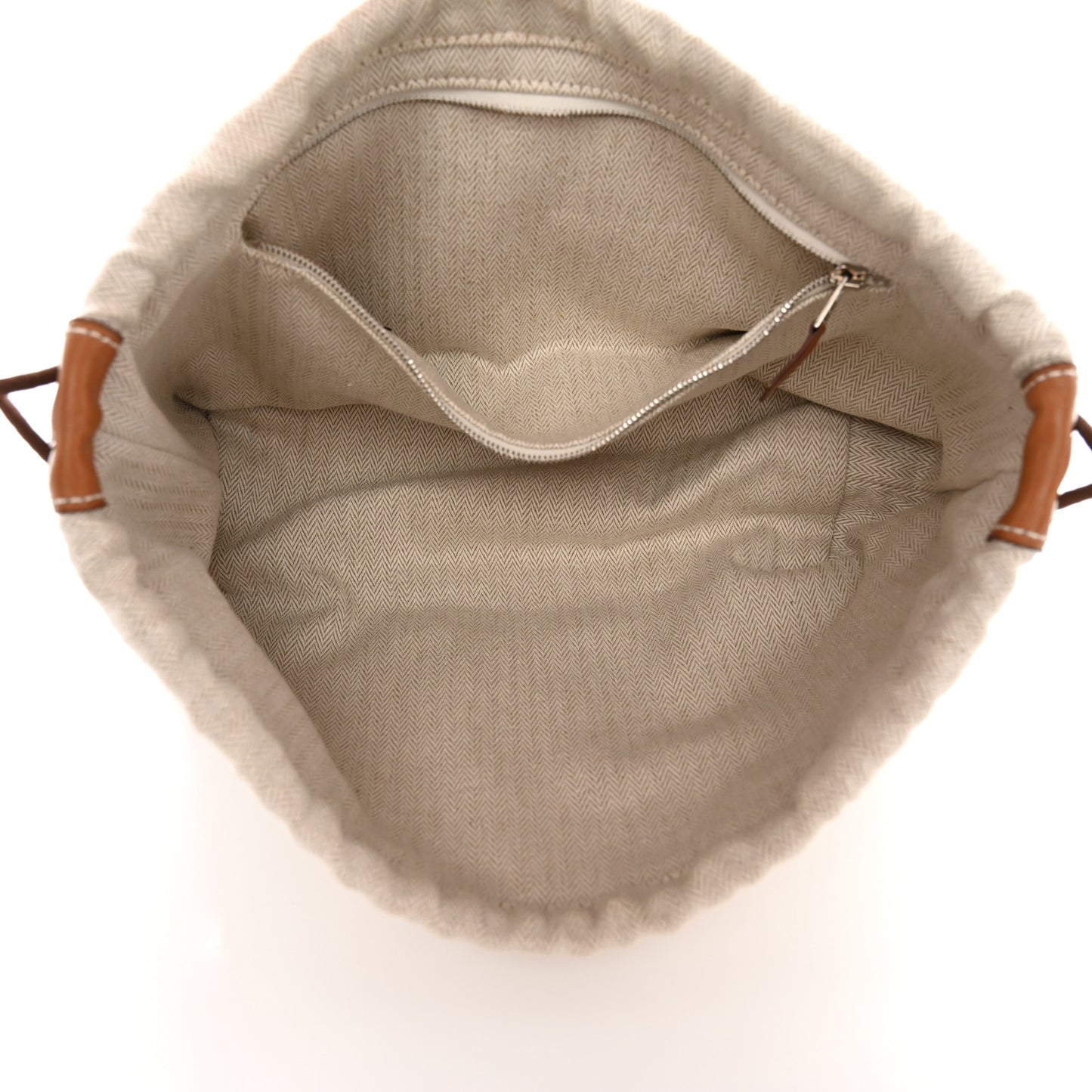 Canvas Barenia Fourbi 25 MM Pouch Naturel Fauve