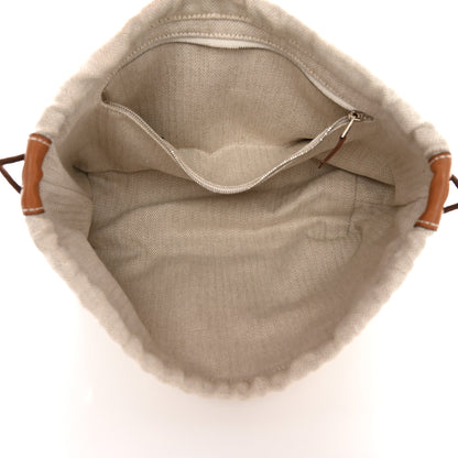 Hermes Canvas Barenia Fourbi 25 MM Pouch Naturel Fauve 5 of 8