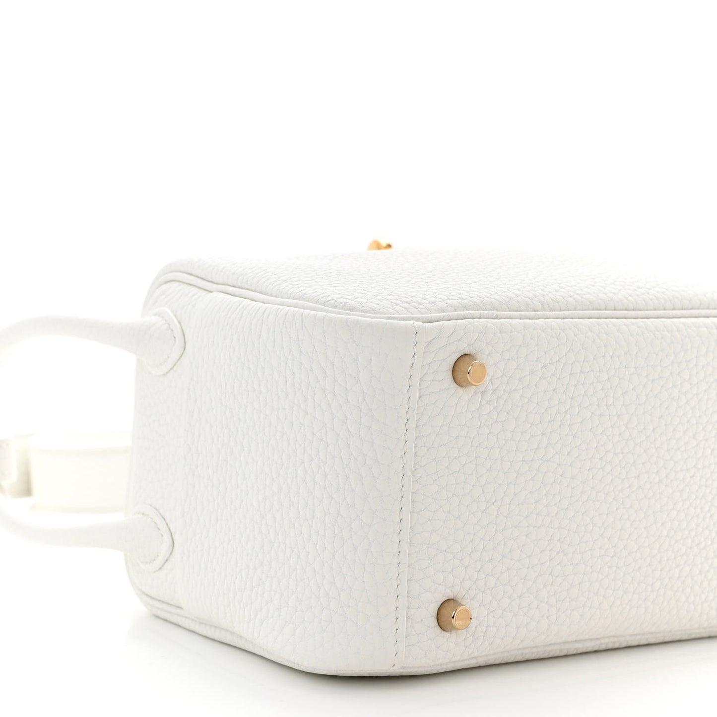Taurillon Clemence Mini Lindy 20 New White