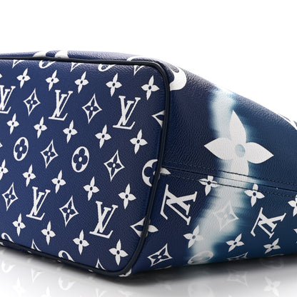 Louis Vuitton Monogram Escale Neverfull MM Blue 10 of 10