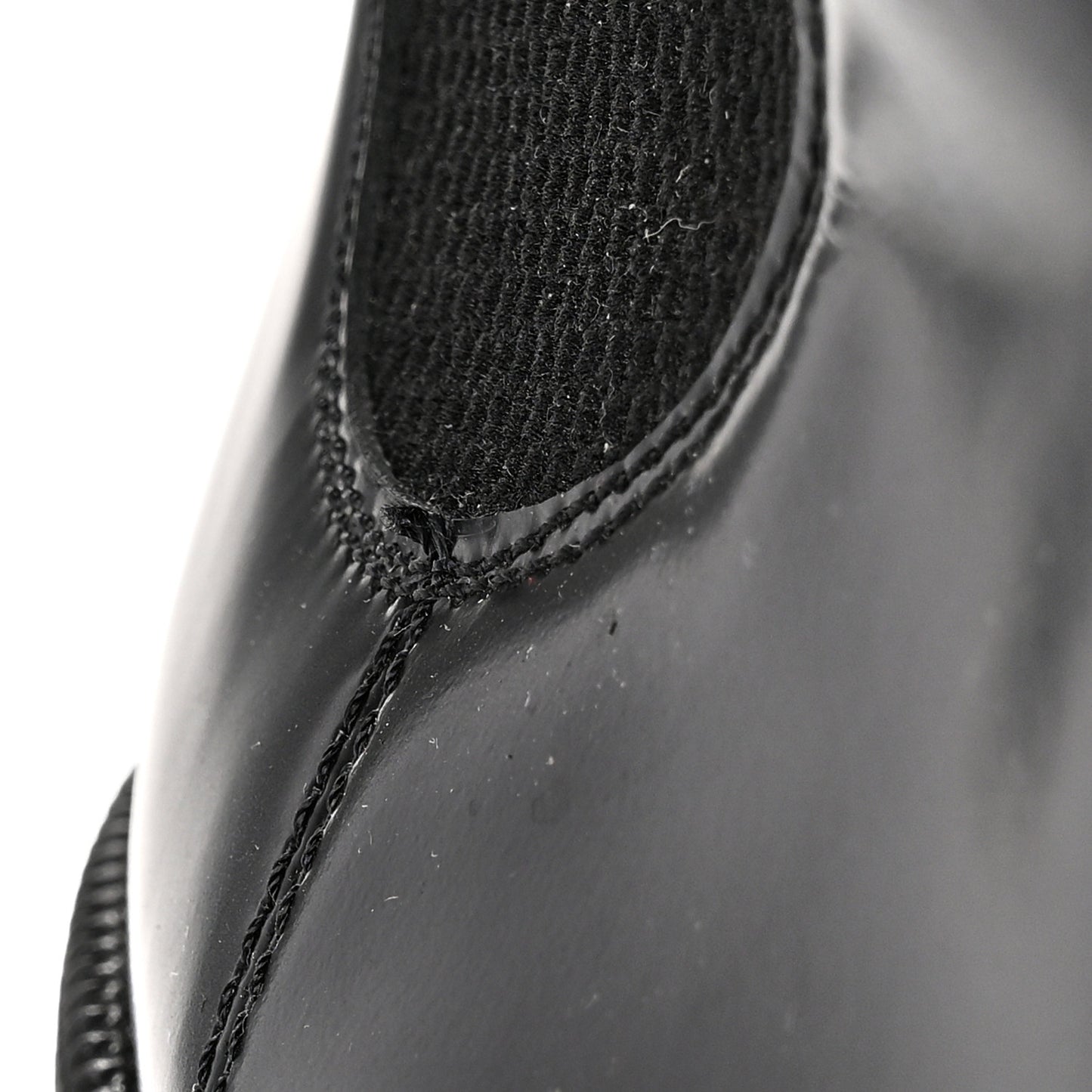 Magnum Calfskin Logo Ankle Boots 40 Black