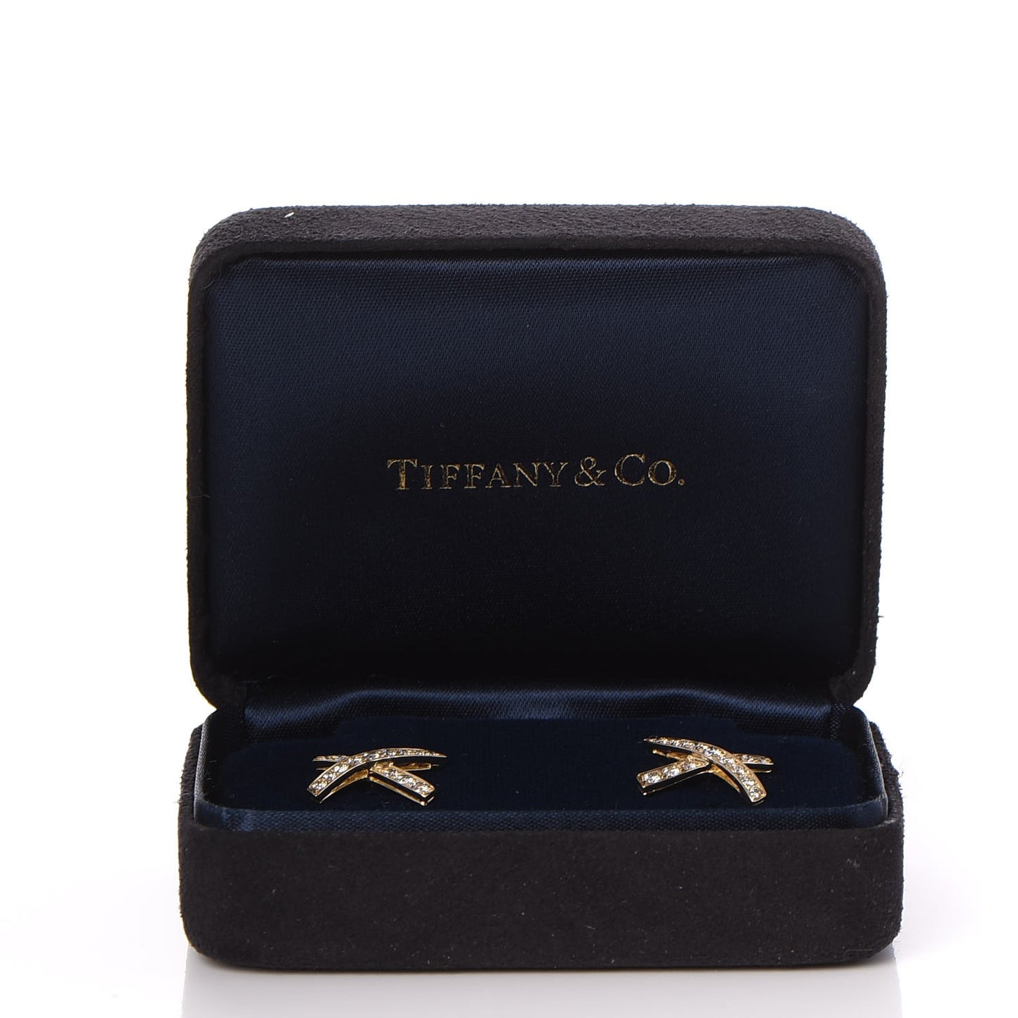 18K Yellow Gold Diamond Paloma Picasso X Kiss Earrings