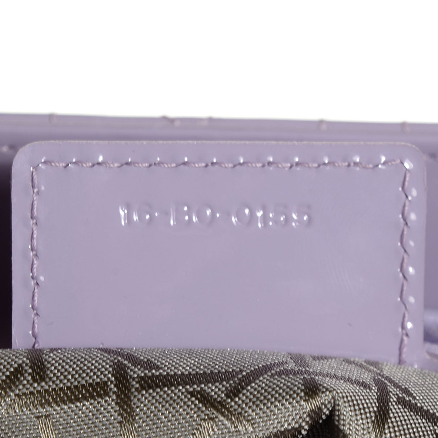 Patent Cannage Lady Dior Medium Lilac