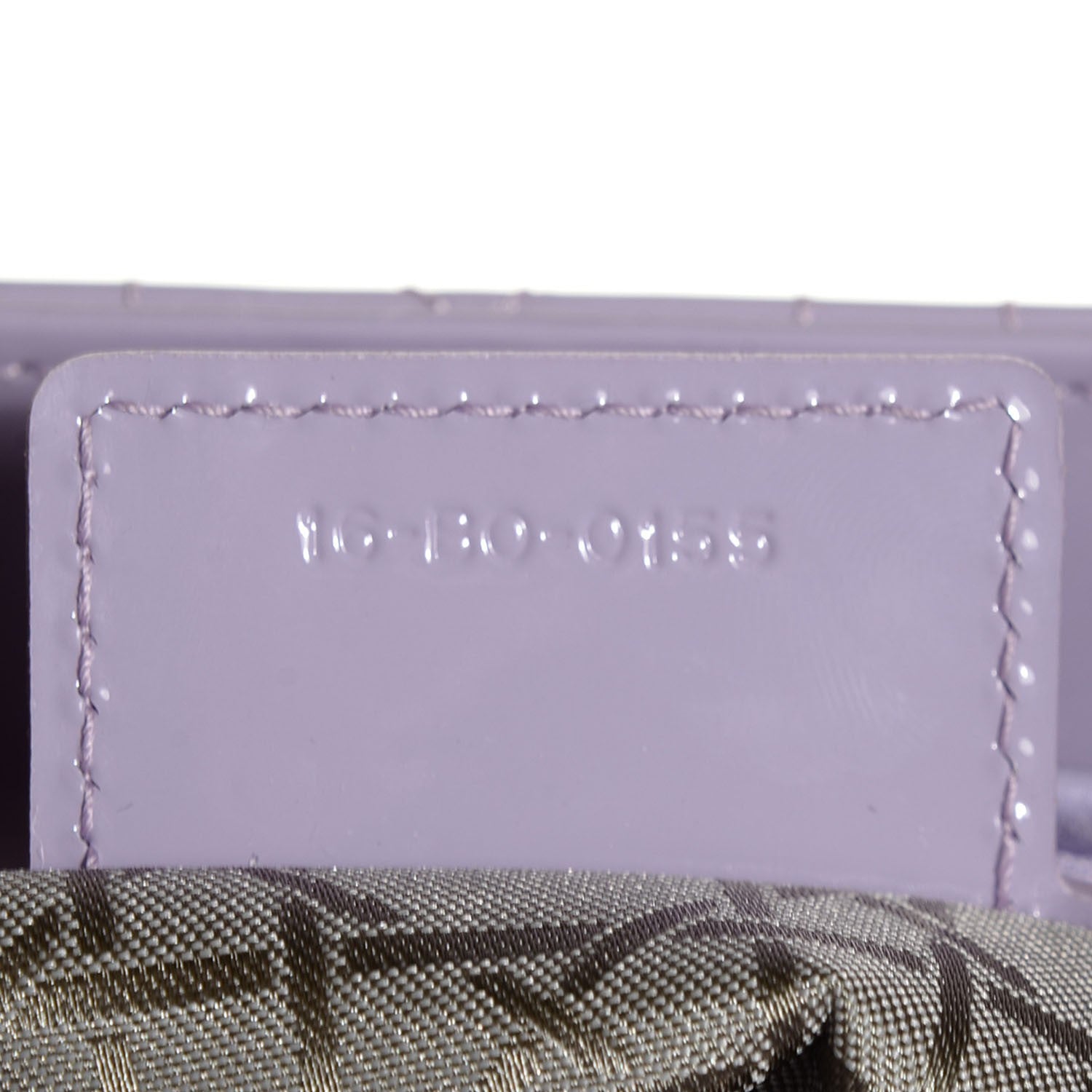 Christian Dior Patent Cannage Lady Dior Medium Lilac 9 of 9