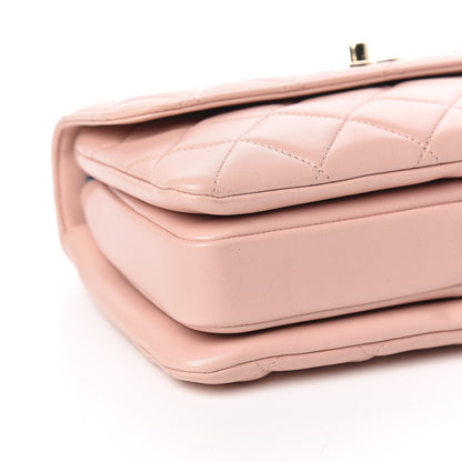 Chanel Lambskin Quilted Small Trendy CC Flap Dual Handle Bag Pink 5 of 10