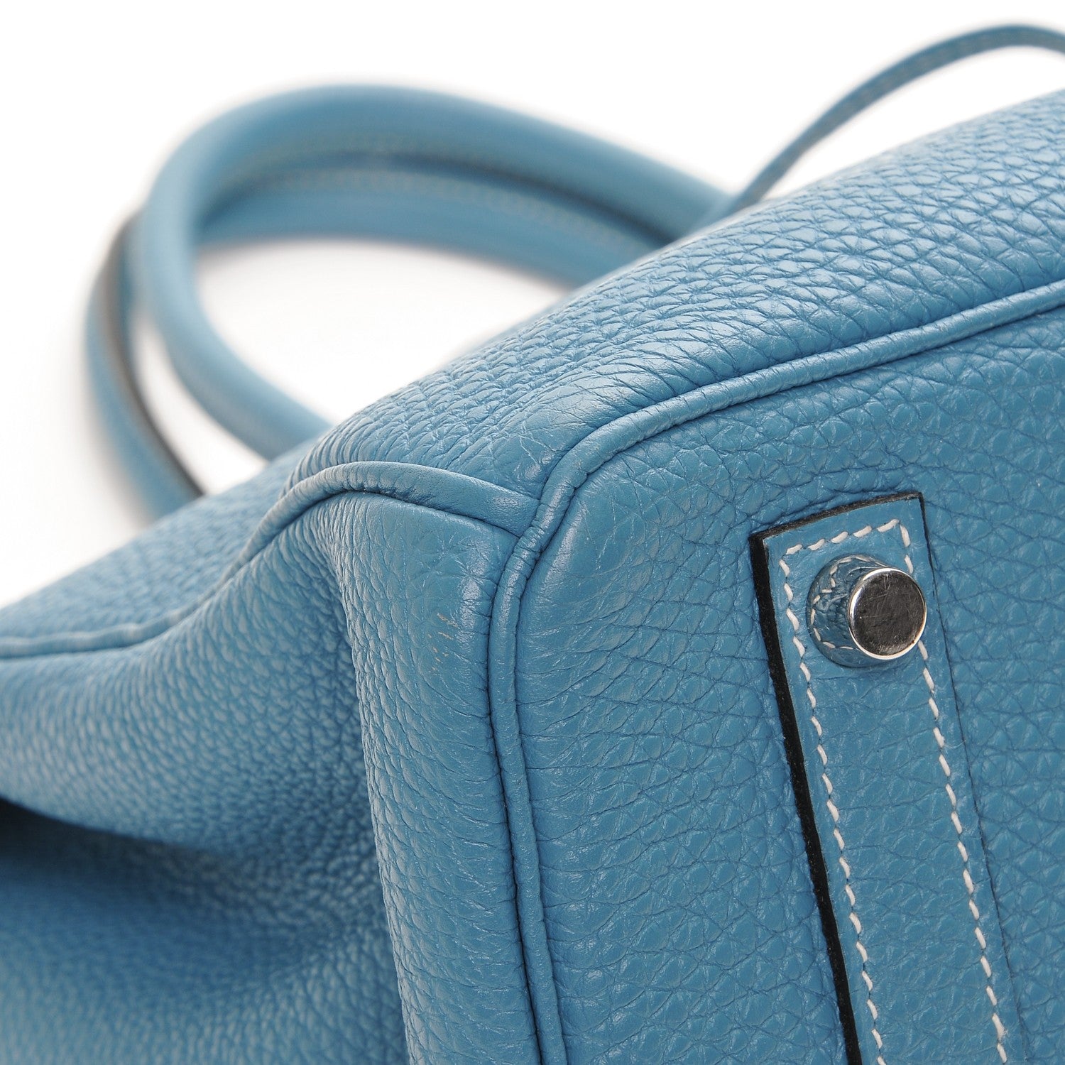 Hermes Togo Birkin 35 Blue Jean 10 of 24