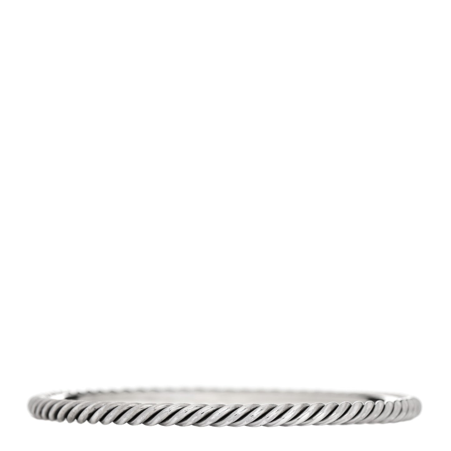 Sterling Silver 4mm Cable Classics Bangle Bracelet
