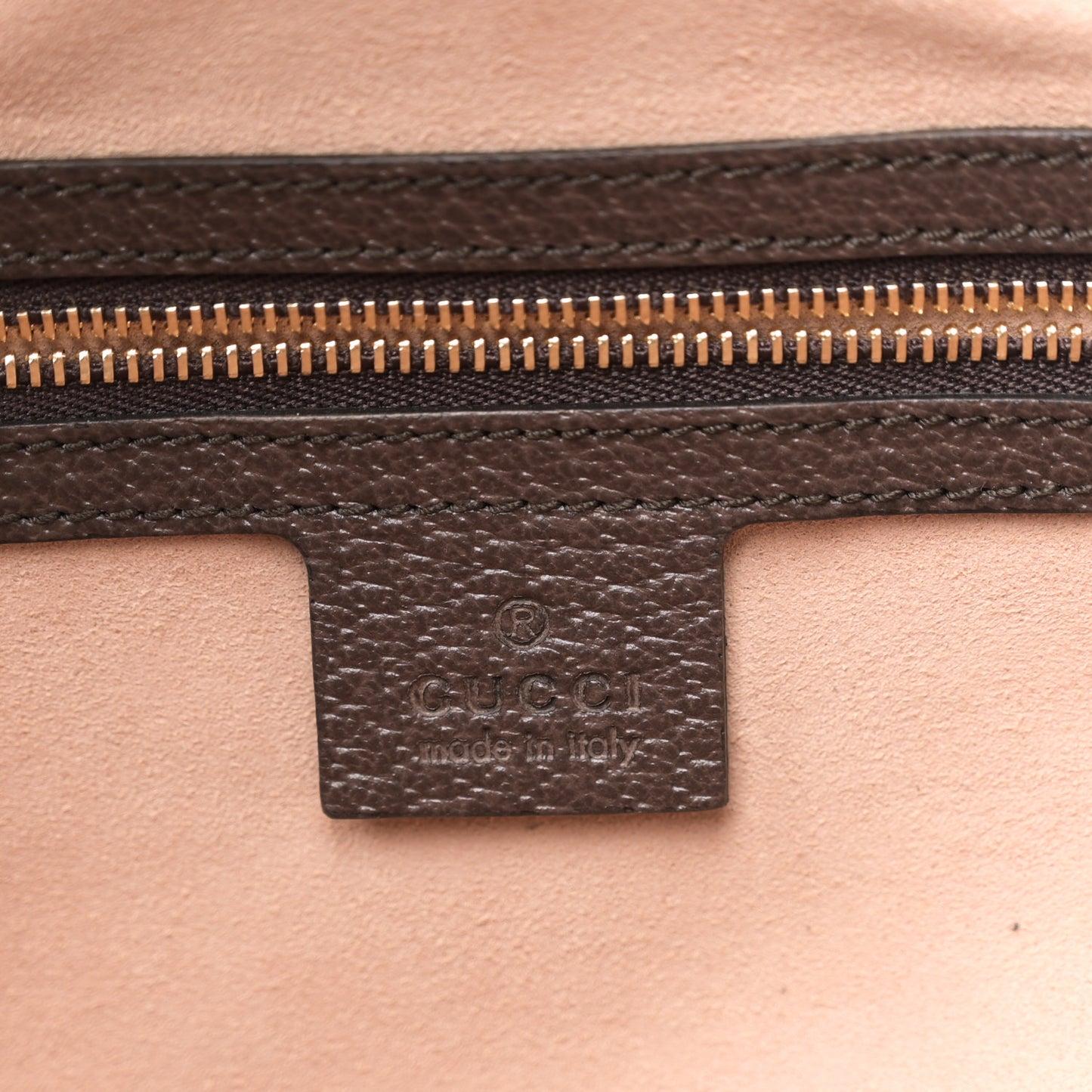 GG Supreme Monogram Medium Ophidia Shopping Tote Brown