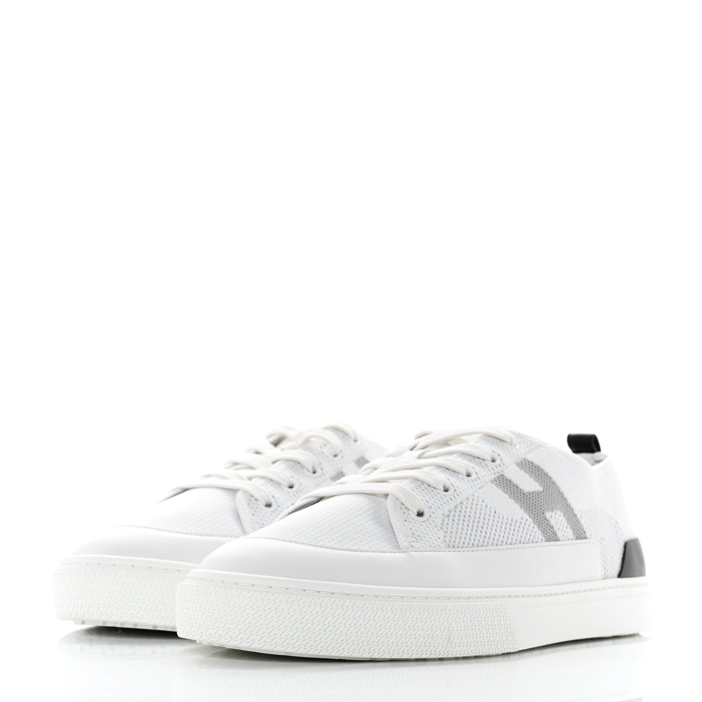Calfskin Deep Sneakers 44 White Multicolor