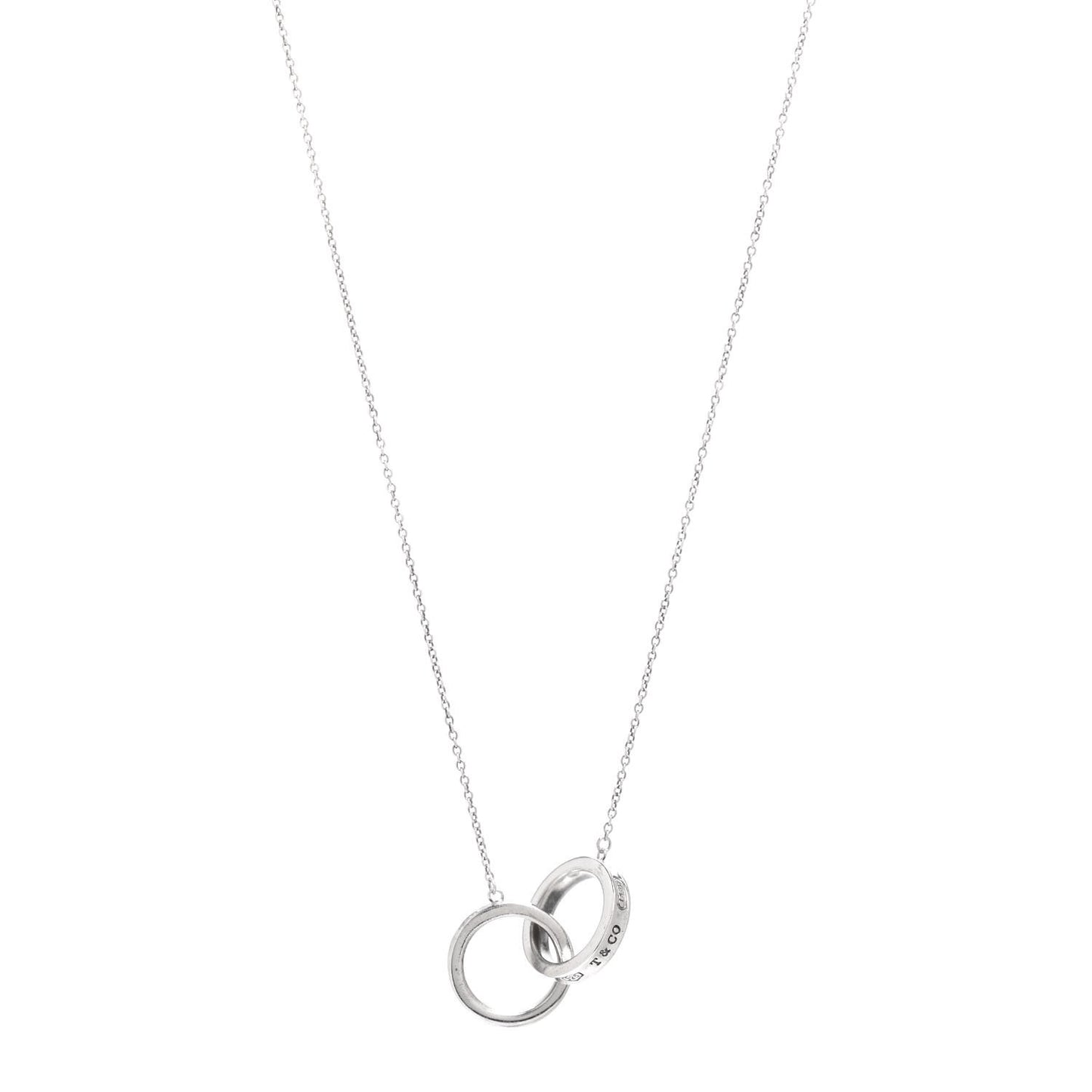 Sterling Silver 1837 Interlocking Circles Pendant Necklace