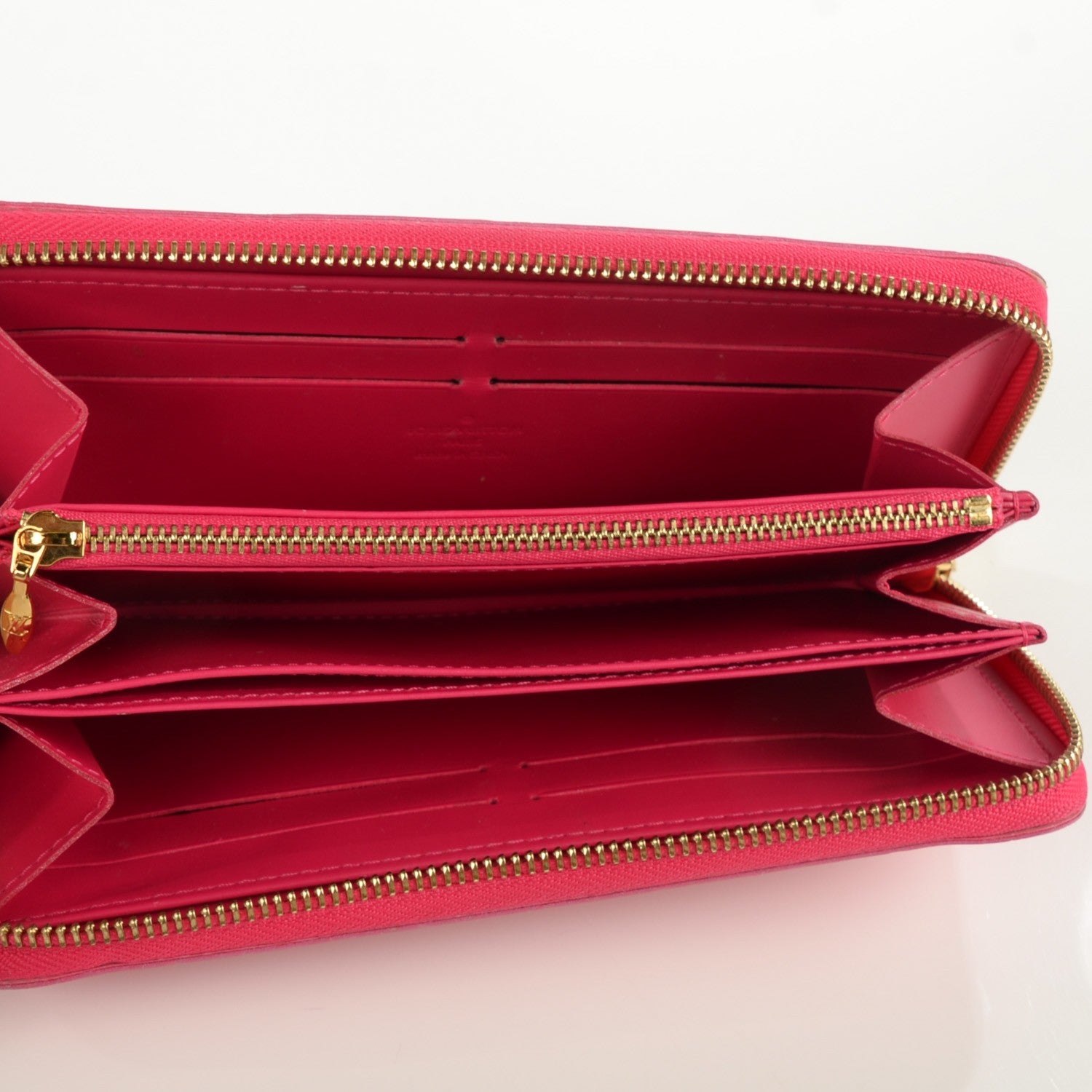 Louis Vuitton Vernis Zippy Wallet Rose Pop 6 of 8
