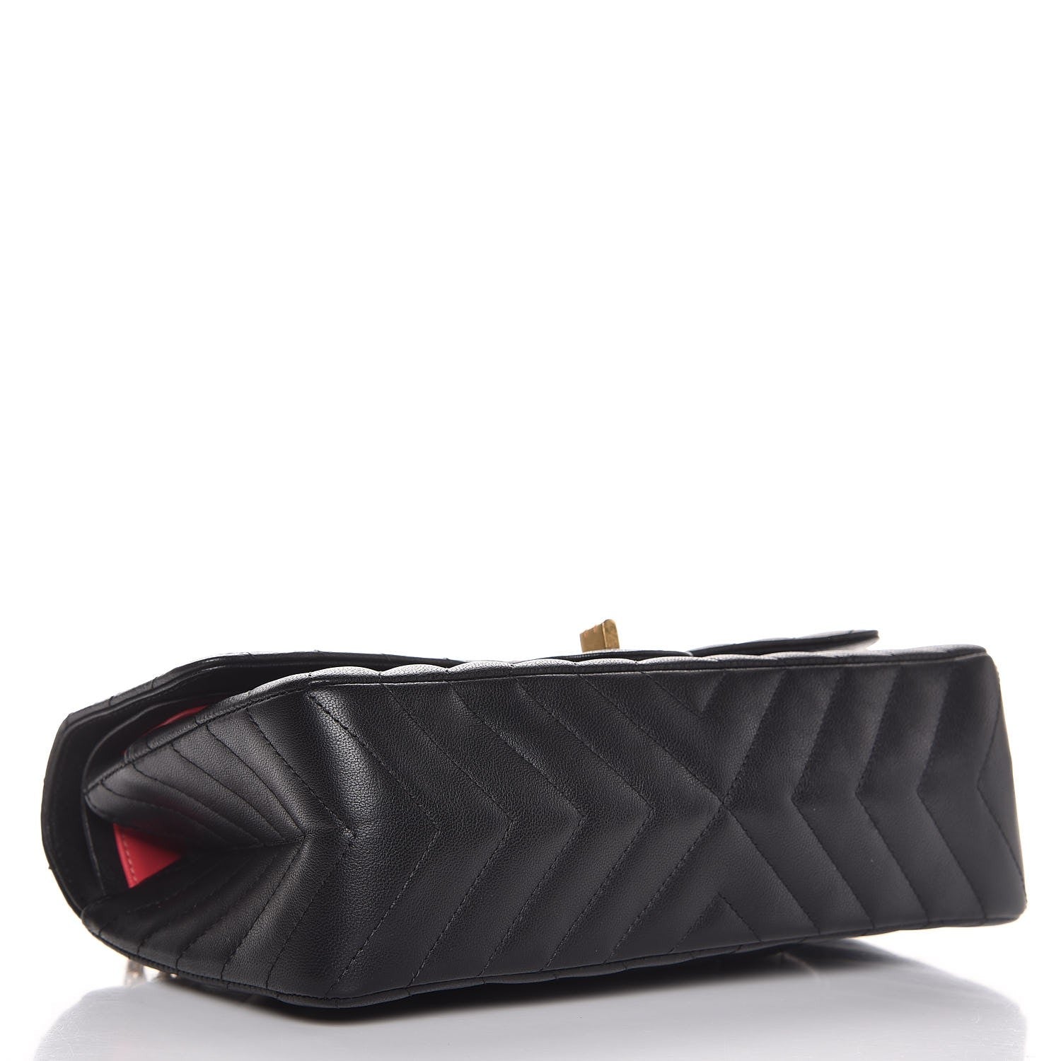 Chanel Sheepskin Chevron Quilted 2.55 Reissue 225 Flap Black 4 of 9