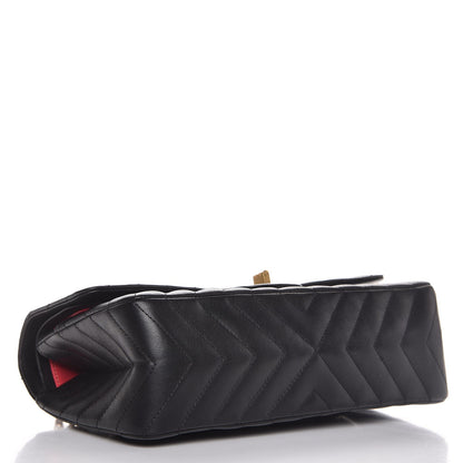 Chanel Sheepskin Chevron Quilted 2.55 Reissue 225 Flap Black 4 of 9