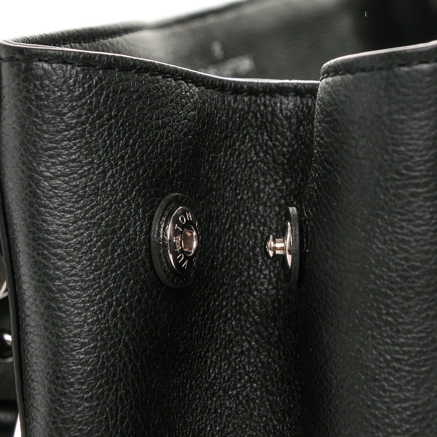 Louis Vuitton Soft Calfskin Lockme II Top Handle Black 8 of 8