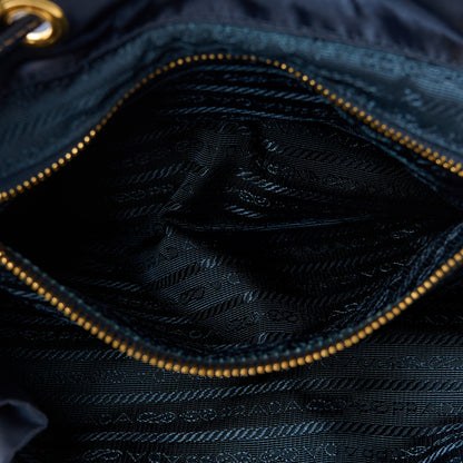 Prada Tessuto Nylon Saffiano Vela Backpack Bleu 6 of 12