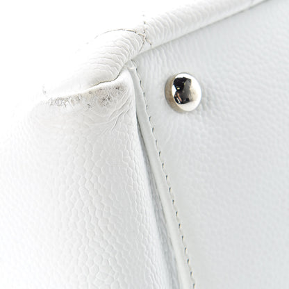 Chanel Caviar Quilted Petit Timeless Tote PTT White 12 of 17