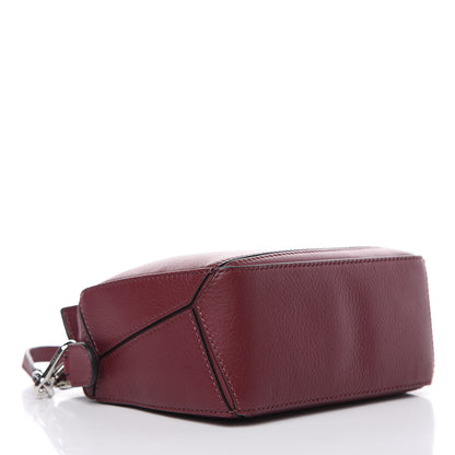 Loewe Calfskin Mini Puzzle Bag Wine 4 of 10