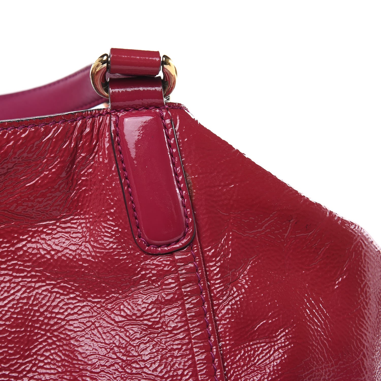 Gucci Vernice Naplack Medium Soho Shoulder Bag Bright Bouganville 14 of 18