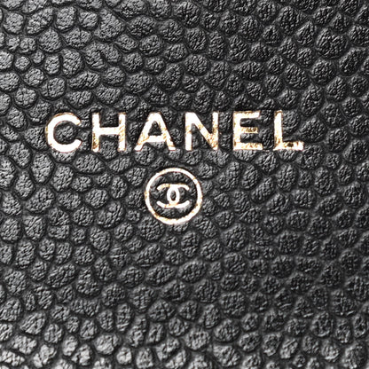 Chanel Caviar Quilted Flap Card Holder Black 6 of 9
