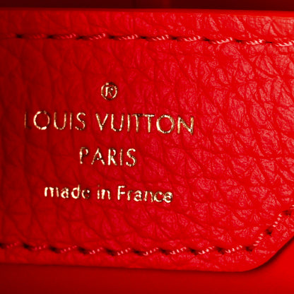 Louis Vuitton Taurillon Snakeskin Capucines BB Steeple Grey 6 of 9