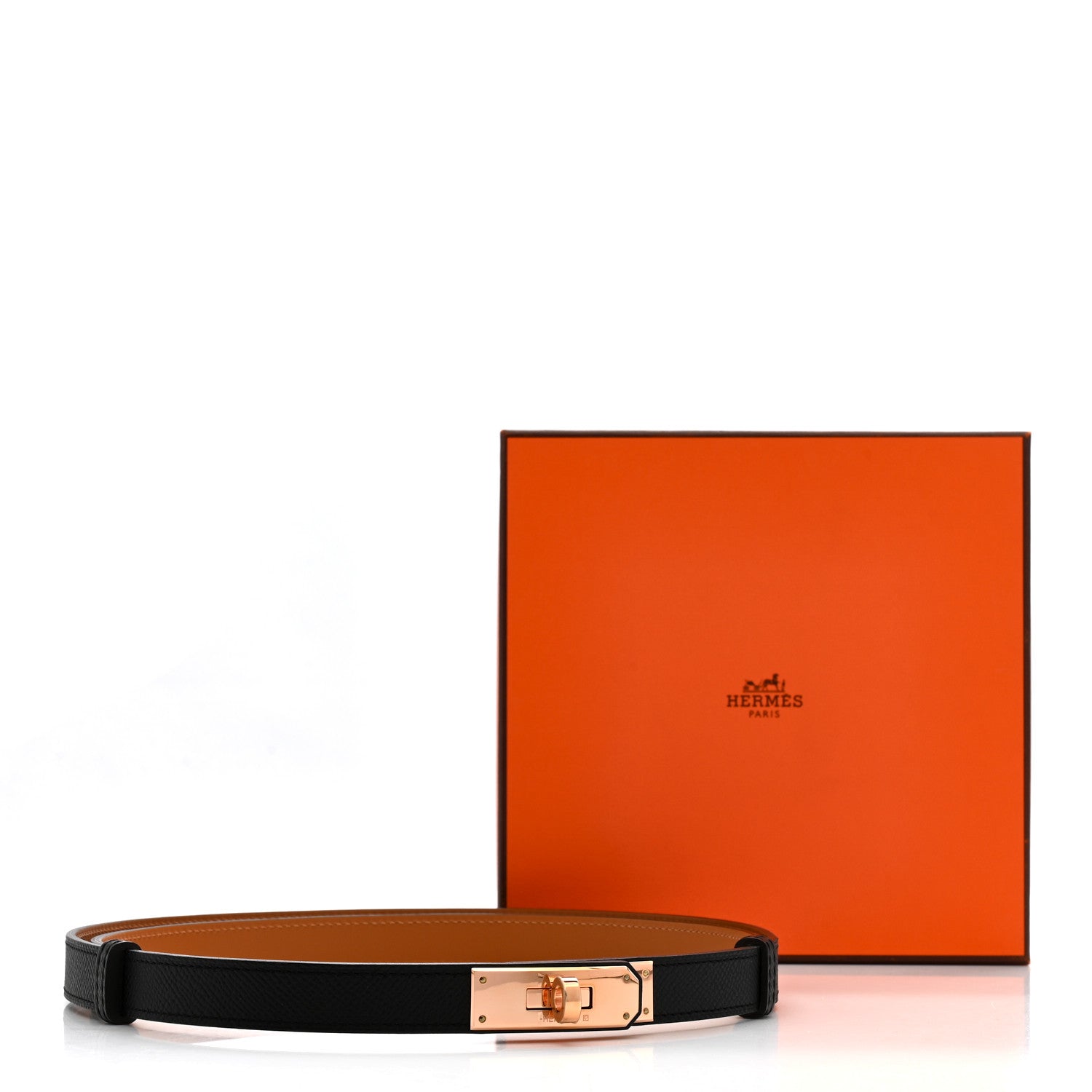 Hermes Epsom Kelly Belt Black 4 of 4