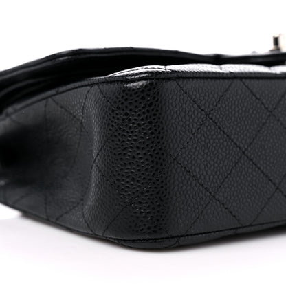 Chanel Caviar Quilted Medium Double Flap Black 8 of 12