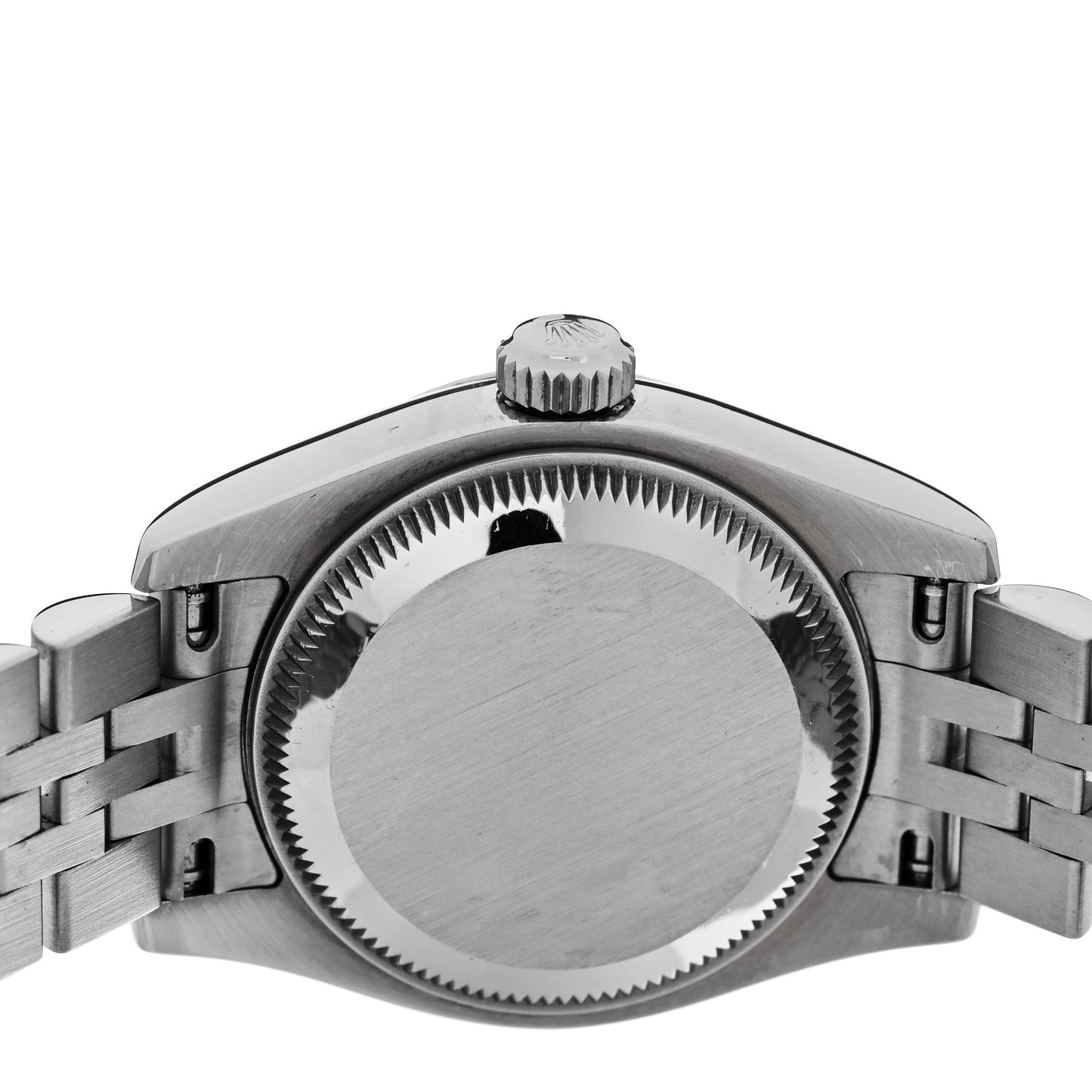 Stainless Steel 18K White Gold Diamond 26mm Oyster Perpetual Datejust Watch Black 179174