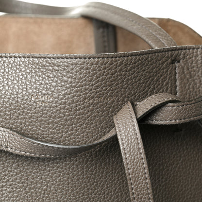 Celine Soft Grained Calfskin Small Belt Cabas Phantom Taupe 16 of 24