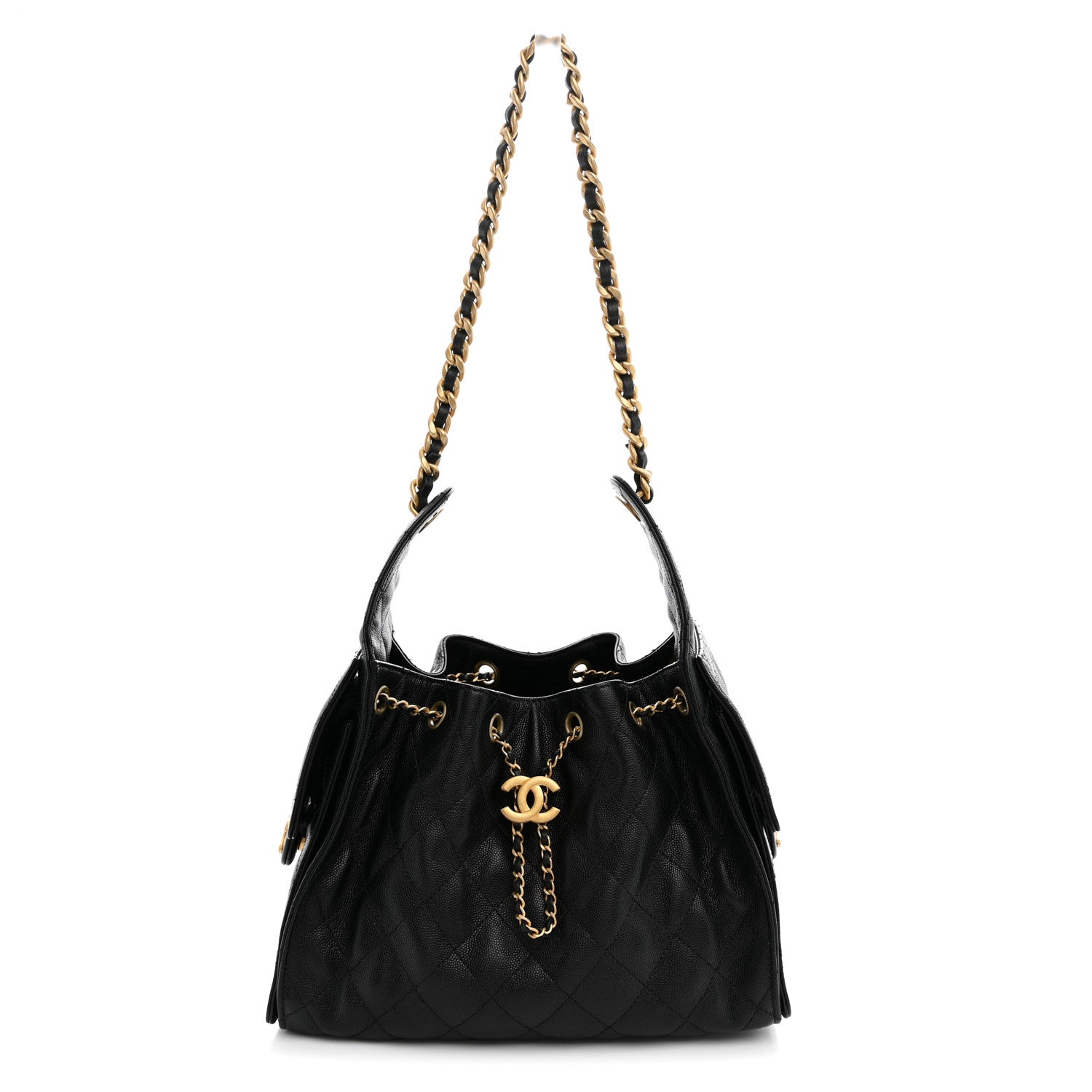 Chanel Caviar Quilted Small Chanel 25 Handbag Black