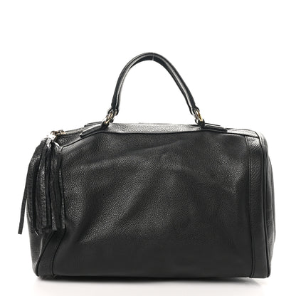 Gucci Pebbled Calfskin Medium Soho Boston Black 1 of 10