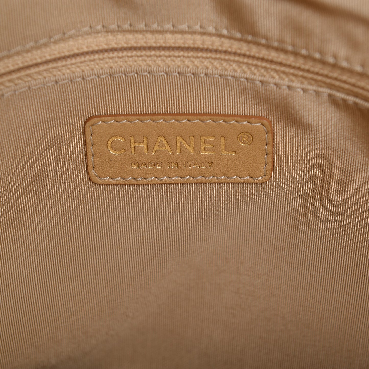 Calfskin Embroidered Ca D’Oro Tote Gold